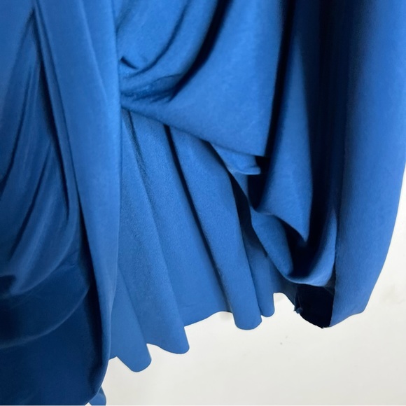 NORMA KAMALI Peasant Mini Dress in Blue Size S - Picture 10 of 14